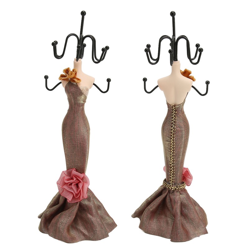 Jewelry Display Stand Ring Necklace Holder Model Figurine Home Decoration