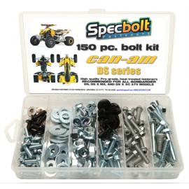 SPECBOLT FASTENERS 150pc CAN-AM DS450 Bolt kit ATV DS 450 MX XC X Bombardier Can Am body motor lugs