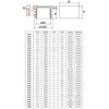 SKIR'CO (4 pcs) Rectangular Plastic Plugs 40 x 80 mm,