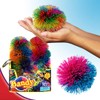 JA-RU Stretchy Stringy Balls for Kids (24 Pack) Hairy Rainbow