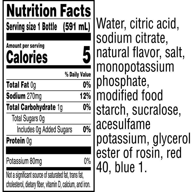 Gatorade Thirst Quencher Zero Sugar Sports Drink, Grape, 20oz Bottles,