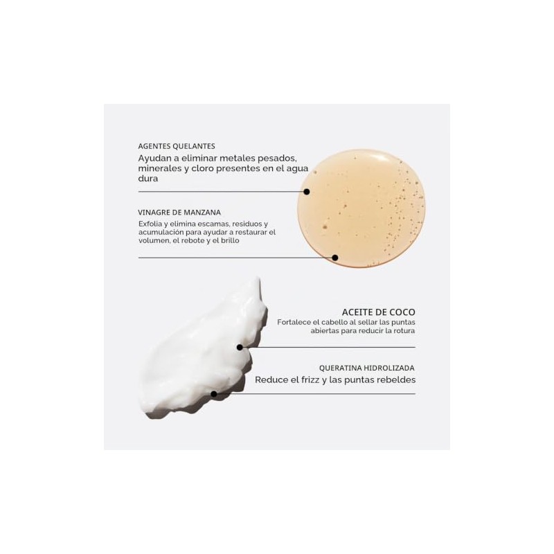 OUAI Pack De Champú Detox Y Acondicionador Para Cabello Medio