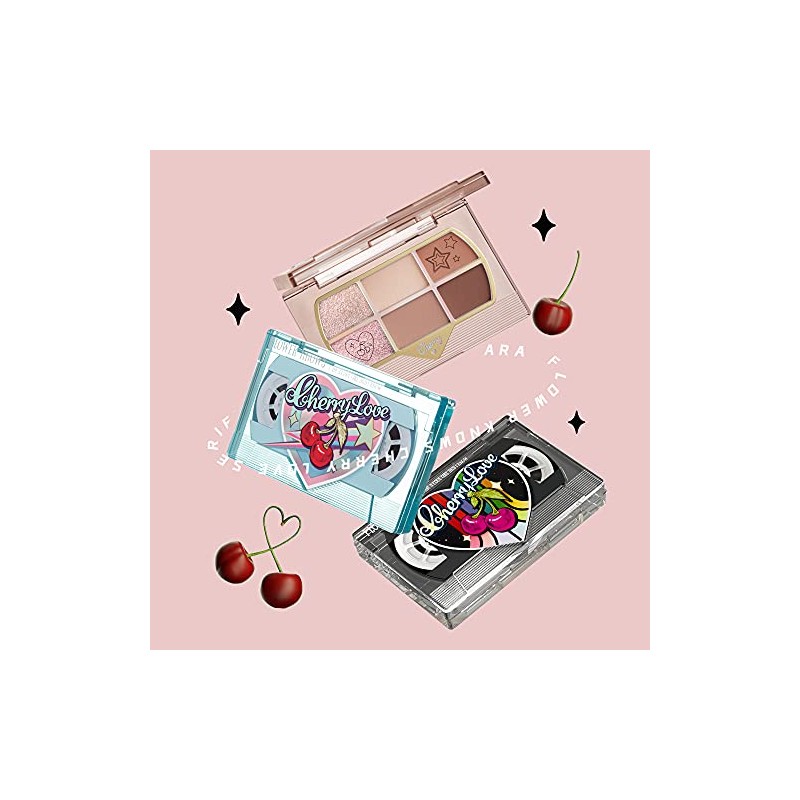 flower knows Flower Nose Cherry love Retro Magnetic Eyeshadow Palette