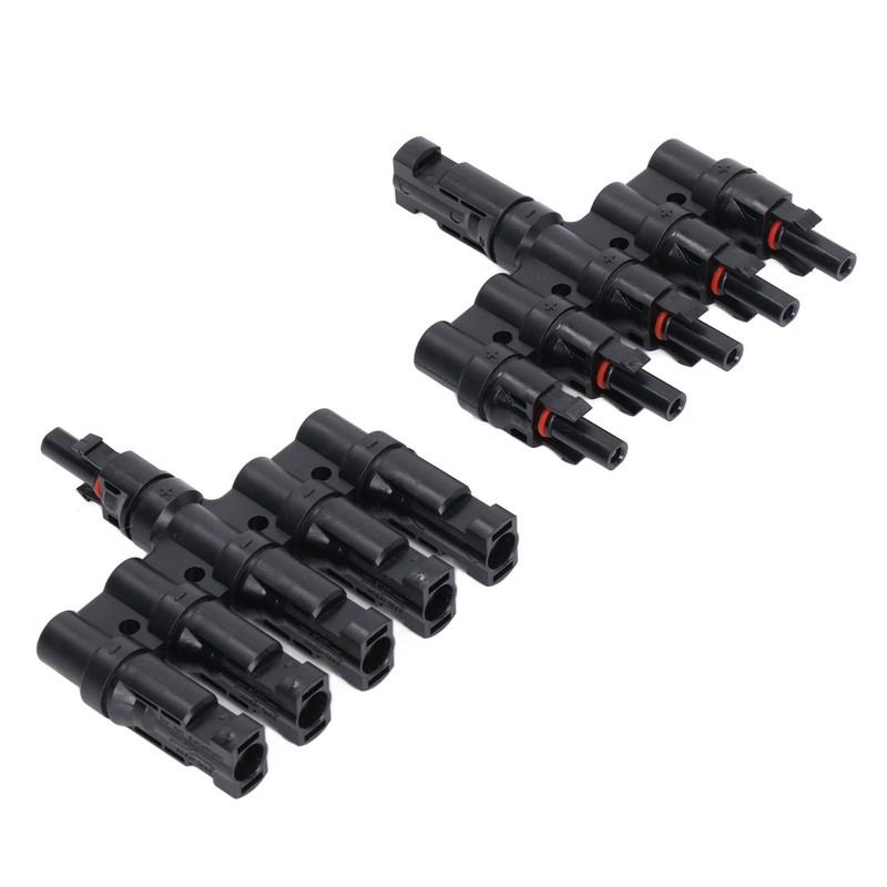 1 Pair Solar Branch Connector Panel Parallel Connection Cable Splitter