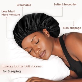 YANIBEST Satin Bonnet Silk Bonnet Hair Bonnet for Sleeping Hair Bonnets for Women Curly Natural Hair
