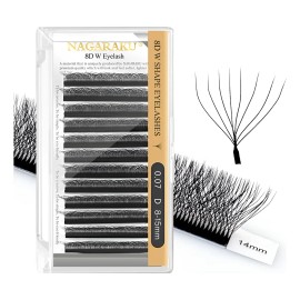 Blister Nagaraku W 8d Mix Y Medida Extensiones De Pestañas