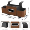 Wonninek Car Seat Back Organizer Car Seat Back Tissue Box
