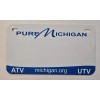 ATV license Plate, Michigan ATV License Plate Michigan ATV UTV