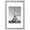 upsimples 8x12 Picture Frame, Display Pictures 6x8 with Mat or