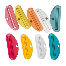 AIXXCUVQ Tube Plastic Tube Ointment Or Kitchen Tube Squeezer Squeezer With Lotion Rolling Dispenser Plastic Etc. Ointment, 9pcs（Random color）