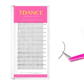 Spikes Lash Extensions Matte Black Premade Lash Spikes Eyelash Extensions(Spikes-0.07-C,13mm)