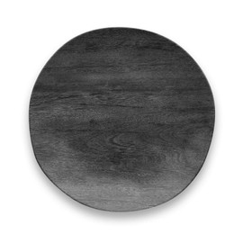 Blackened Wood TT21825776 Ethical Unbreakable Tableware, BPA Free, Medium Plate, Salad Plate, Steak Plate, Diameter Approx. 8.7 inches (22 cm), Safe for Kids, Cafe Tableware, Lightweight, Dishwasher Safe, Birthday Gift, Women, Bamboo Melamine Tableware, 