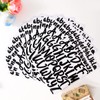 12 Sheets Alphabet Stickers, Black Self Adhesive Vinyl Letter Stickers