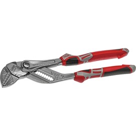 NWS Pliers Wrench Gripper - Matte Chromium - SoftGripp, 10"