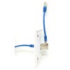 RiteAV CAT 6A 1 Port Shielded Cat6A 90 Degree Exit
