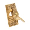 Victorian Style Window Sash Lock in Solid Brass