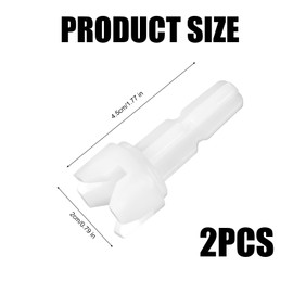 2pcs Replacement Parts Compatible with Baby Brezza FRP0046 Formula Pro Advanced Shaft, Axle Stem Accessories for Baby Brezza Formula Maker
