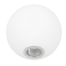 Luxshiny Glass Globe Lamp Shades Frosted Glass Shade Replacement Neckless Opening Lamp Shade Lighting Fixture Replacement for Floor Chandelier Pendant Wall Sconces 12cm