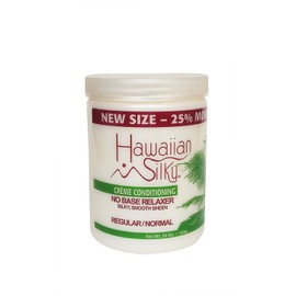 Hawaiian Silky no base relaxer, regular, White, 20 Ounce
