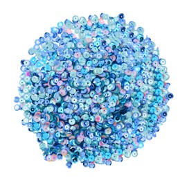 Mandala Crafts 20000 Pastel Sequins for Crafts - 6mm Paillettes Sequins for Sewing - Pastel Sequin Round Spangles with Holes Loose Cup Sequins for Crafting