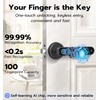 Anweller H1 Fingerprint Door Handle Lock, Smart Keyless Entry Door