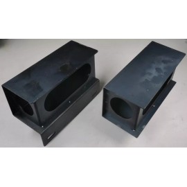 Rodspeedracing LED Trailer Steel Housing Box License Plate Bracket  6"Oval +2"Round Lamp DOT