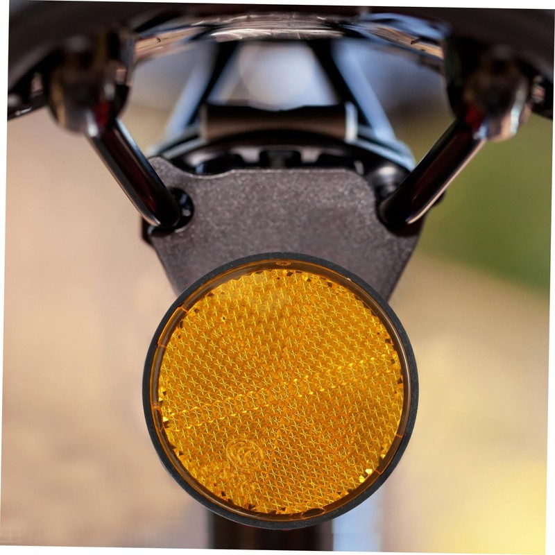 Mobestech 4pcs Car Reflectors Round Vehicle Reflectors for Improved Safety