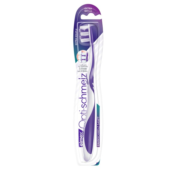 elmex Toothbrush Opti-melt, extra soft, 1 piece, gentle on tooth enamel