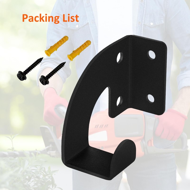 Wdwlbsm 2PCS Chainsaw Hanger, Chainsaw Wall Mount, Heavy Duty Chainsaw