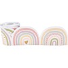 Teacher Created Resources Cool Tones Rainbows Die-Cut Rolled Border Trim