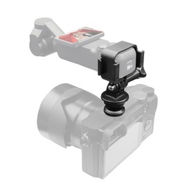 Osmo Pocket 4/3 Cold Shoe Adapter for Camera, DSLR Multi Camera Setup Hot Shoe Adapter Compatible with DJI Osmo Pocket 4/3 Accessories for Vlogging and Live Streaming Buildings