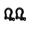 ESKEAR Shackles 3/4" D Ring Shackles Heavy Duty Forged Steel
