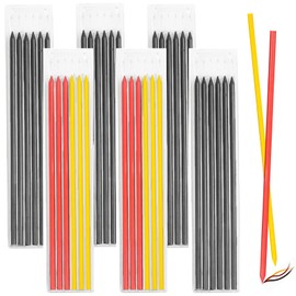 Tracer Pencil Refills, 36 Pcs 2.8mm Deep Hole Pica Pencil Refill Carpenter Pencil Refills for Builders Woodworking Building Construction Art Creation for Carpenters Builders Designers(Colourful)