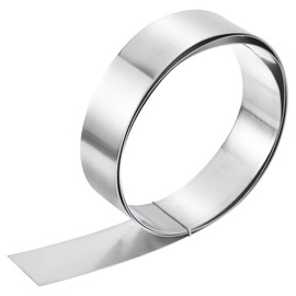 sourcing map Aluminum Metal Roll, 2000mm x 50mm x 1mm Thickness 1060 Aluminum Flashing Roll Sheet Strip for Industrial, Silver Tone