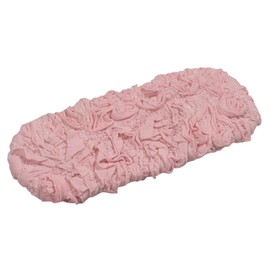 Home Weavers Bell Flower Collection 10"x22" Tank Lid Cover 100% Cotton Tufted Bath Rugs, Extra Soft and Absorbent Bath Rugs, Non-Slip Bath Mats, Machine Washable, Bathroom Bath Mats for Floor, Pink