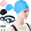 StarFly Gorro De Natación Silicona Elástico Duradero Unisex + Gafas