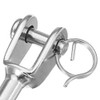 4 Pcs Wire Rope Clamps, 4mm Stainless Steel Swaged Fork