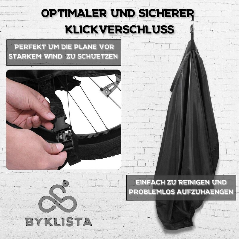 BYKLISTA Bicycle Cover for 2 Bicycles - Bicycle Garage Weatherproof