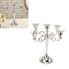 5 Arm Candlestick Holder Iron Retro Decorative Candle Holder Centerpiece