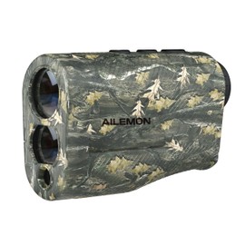 AILEMON AL52C Hunting Laser Rangefinder Bow Range Finder Camo Distance Measuring Outdoor Wild 900Y with Red Display, Distance/Angle/Scan 6X Magnification