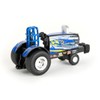 Agriculture 1/64 New Holland Blue Barracuda Pulling Tractor with Pickup