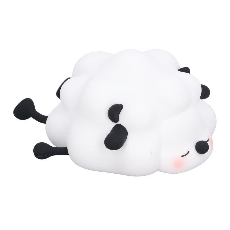 Night Lamp Cute Cartoon Sheep Modeling Three Speed Lighting Eye