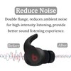 6 Pairs Double Flange Compatible with Beats Fit Pro Ear
