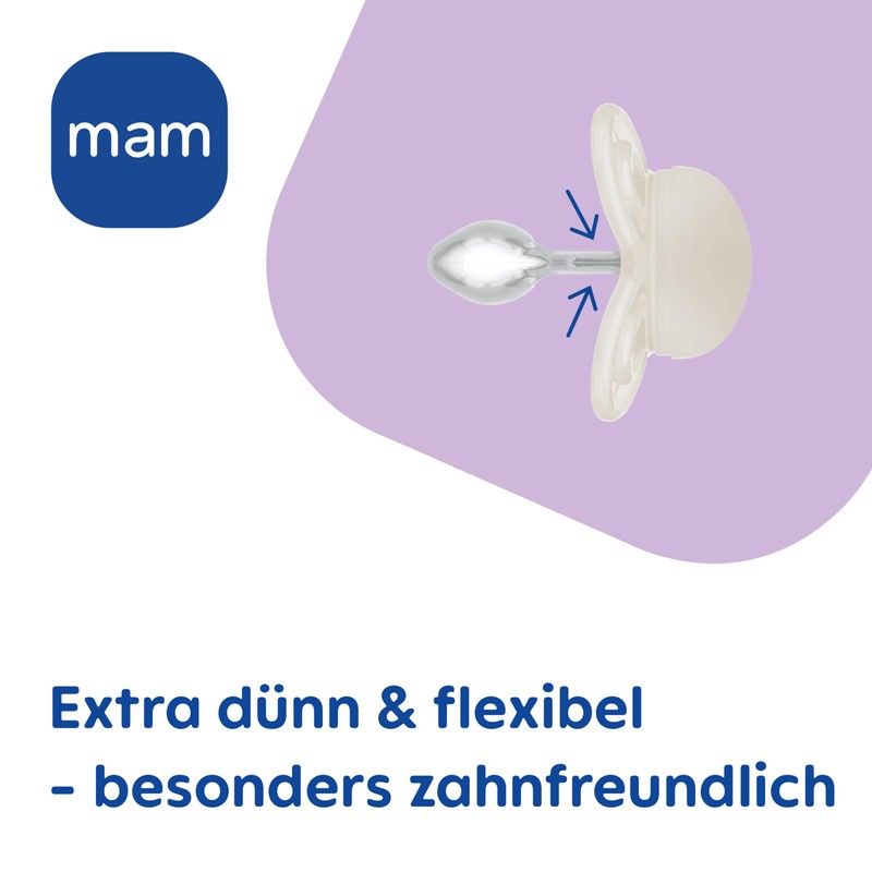 MAM Perfect Start Dummy, Set of 2, Specially for Newborns,