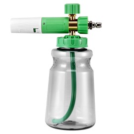 Snow Improved Foam Cannon Snow Foam Lance, 1 L Adjustable Foam Lance Foam Nozzle with 1/4 Quick Connection for Pressure Washer Foam Gun Car Wash