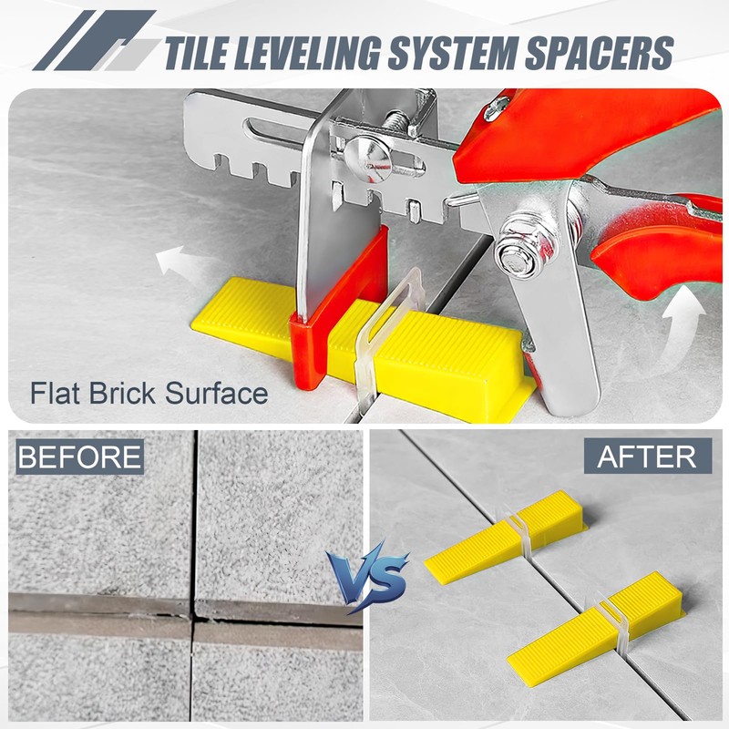 Storystore Tile Leveling Clips Tiles Leveler Spacers - Lippage Free