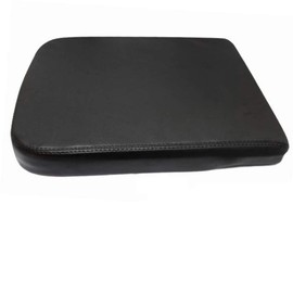 Gplus New Leather Armrest Center Console Lid Cover Skin, Compatible with Dodge Ram 2002-2008 Black