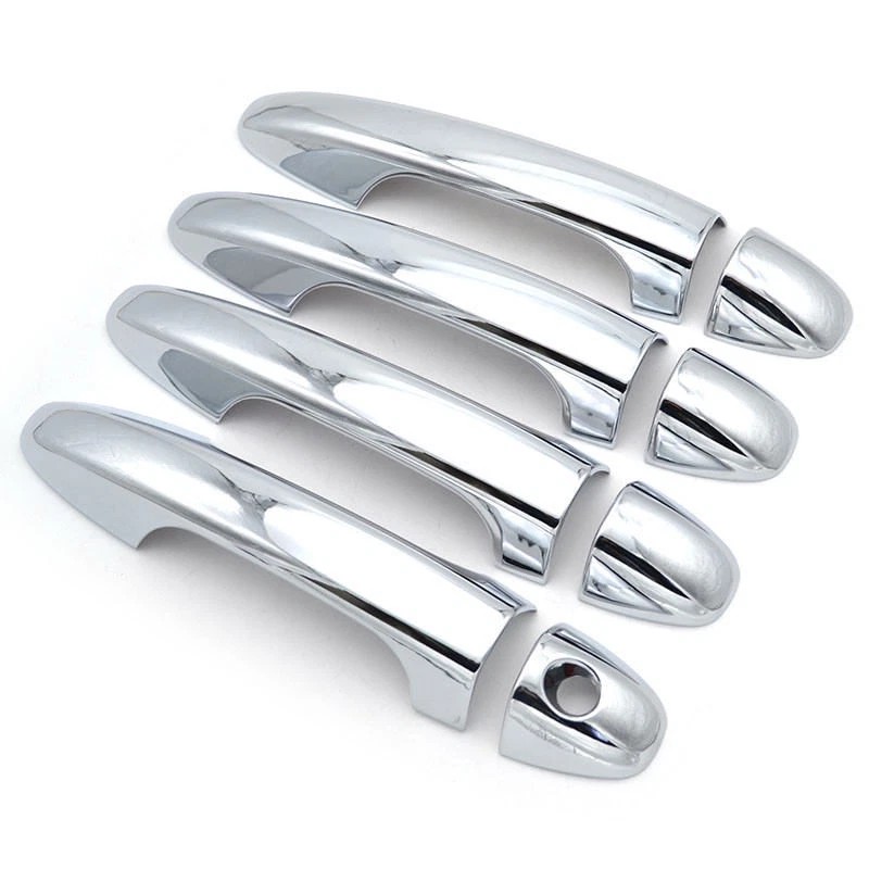 Xukey Chrome Door Handle Cover Trim Catch Molding For Toyota