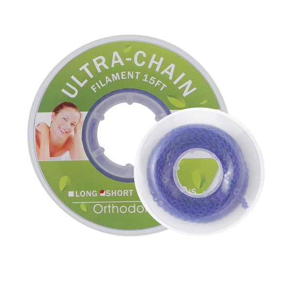faruijie Colourful Elastic Power Chain for Braces Dental Orthodontic Powerchains