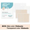 Acne Patch Set, 720 Pieces, Round Hydrogel, Transparent Waterproof Spots